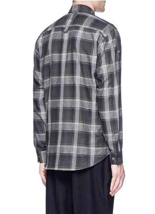 Back View - Click To Enlarge - STELLA MCCARTNEY - Tartan plaid flannel shirt