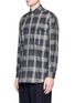 Front View - Click To Enlarge - STELLA MCCARTNEY - Tartan plaid flannel shirt
