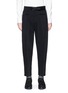 Main View - Click To Enlarge - STELLA MCCARTNEY - Buckle belt cropped twill pants