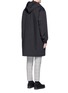 Back View - Click To Enlarge - STELLA MCCARTNEY - Logo appliqué padded canvas parka