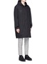 Front View - Click To Enlarge - STELLA MCCARTNEY - Logo appliqué padded canvas parka