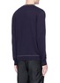Back View - Click To Enlarge - STELLA MCCARTNEY - Winged lion embroidered virgin wool sweater