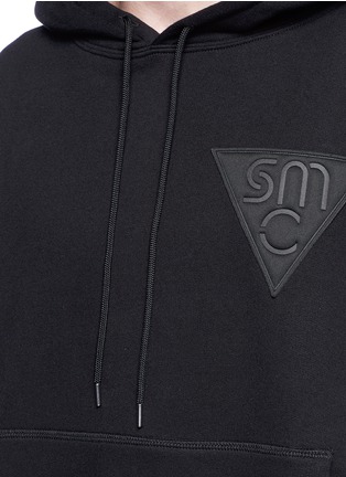 Detail View - Click To Enlarge - STELLA MCCARTNEY - Logo appliqué organic cotton hoodie