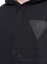 Detail View - Click To Enlarge - STELLA MCCARTNEY - Logo appliqué organic cotton hoodie