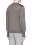 Back View - Click To Enlarge - STELLA MCCARTNEY - Textured panel virgin wool sweater