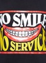 Detail View - Click To Enlarge - STELLA MCCARTNEY - 'No Smile, No Service' print organic cotton T-shirt