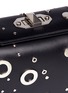 Detail View - Click To Enlarge - ALEXANDER MCQUEEN - 'Box Bag 19' in eyelet studded calfskin leather