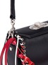 Detail View - Click To Enlarge - ALEXANDER MCQUEEN - 'Box Bag 16' in fringe whipstitch calfskin leather