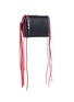 Figure View - Click To Enlarge - ALEXANDER MCQUEEN - 'Box Bag 16' in fringe whipstitch calfskin leather