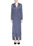 Main View - Click To Enlarge - EQUIPMENT - 'Johanna Maxi' stripe silk satin shirt dress