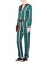 Figure View - Click To Enlarge - EQUIPMENT - 'Essential' stripe silk satin pyjama shirt