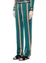 Front View - Click To Enlarge - EQUIPMENT - 'Essential' stripe silk satin pyjama pants