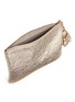 Detail View - Click To Enlarge - ANYA HINDMARCH - 'Georgiana' crinkled metallic leather clutch