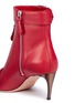 Detail View - Click To Enlarge - ALEXANDER MCQUEEN - Horn heel leather ankle boots