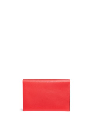 Detail View - Click To Enlarge - ALEXANDER MCQUEEN - Skull small leather envelope pouch