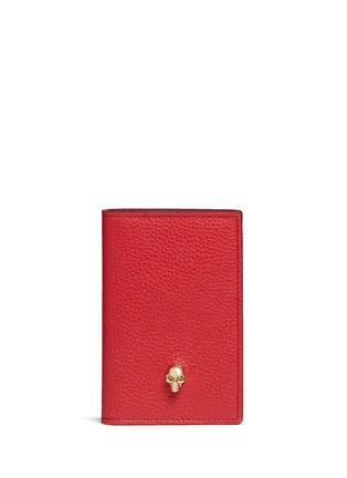 Main View - Click To Enlarge - ALEXANDER MCQUEEN - Skull leather small pocket organiser