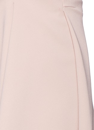 Detail View - Click To Enlarge - CO - Pleated front crepe A-line midi skirt
