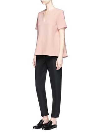 Figure View - Click To Enlarge - CO - Crepe A-line top