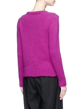 Back View - Click To Enlarge - CO - Cashmere cable knit sweater