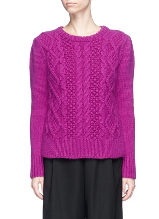Main View - Click To Enlarge - CO - Cashmere cable knit sweater