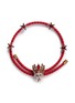Main View - Click To Enlarge - ALEXANDER MCQUEEN - 'Queen' Swarovski crystal skull charm friendship bracelet