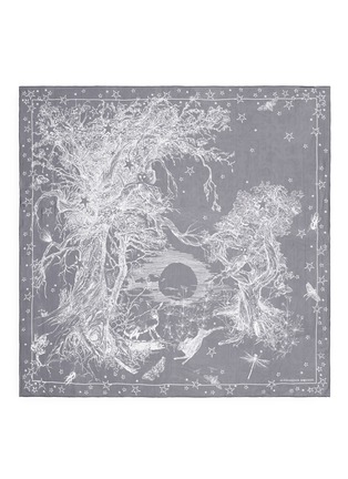 Main View - Click To Enlarge - ALEXANDER MCQUEEN - Forest print silk chiffon scarf