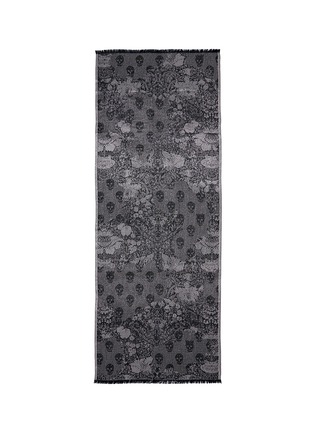 Main View - Click To Enlarge - ALEXANDER MCQUEEN - 'Pagan Chainmail' jacquard scarf