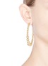 Figure View - Click To Enlarge - KENNETH JAY LANE - Beaded hoop earrings