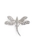Main View - Click To Enlarge - KENNETH JAY LANE - Glass crystal dragonfly brooch