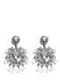 Main View - Click To Enlarge - KENNETH JAY LANE - Glass crystal and pearl drop clip earrings