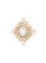 Main View - Click To Enlarge - KENNETH JAY LANE - Glass crystal and pearl brooch