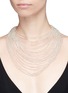 Figure View - Click To Enlarge - KENNETH JAY LANE - Tiered beaded bib necklace