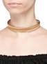 Figure View - Click To Enlarge - KENNETH JAY LANE - Spiral wire wraparound choker