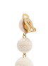 Detail View - Click To Enlarge - KENNETH JAY LANE - 'Carnival' threaded sphere drop clip earrings