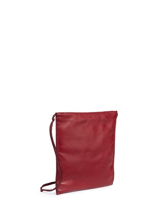 Detail View - Click To Enlarge - THE ROW - 'Medicine' large lambskin leather crossbody pouch