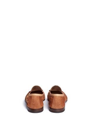 Back View - Click To Enlarge - HENDERSON - Horsebit suede loafers