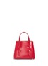 Detail View - Click To Enlarge - ALAÏA - Geometric chain strap leather tote