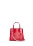 Main View - Click To Enlarge - ALAÏA - Geometric chain strap leather tote