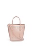 Main View - Click To Enlarge - ALAÏA - Zigzag petal stud leather tote