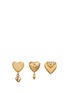 Main View - Click To Enlarge - CHLOÉ - Heart stud earring 3-piece set