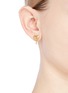 Figure View - Click To Enlarge - CHLOÉ - Heart stud earring 3-piece set