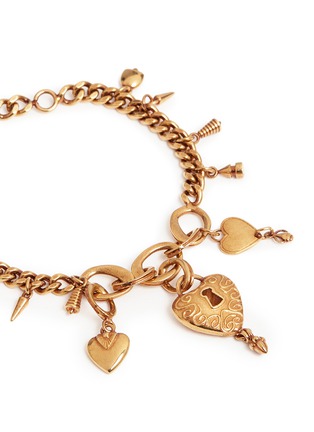 Detail View - Click To Enlarge - CHLOÉ - 'Collected Hearts' charm bracelet
