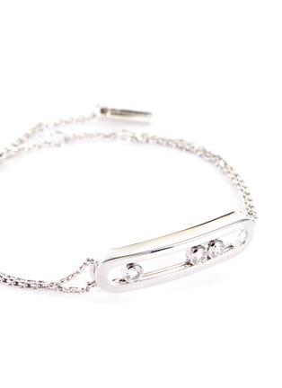 Detail View - Click To Enlarge - MESSIKA - 'Move' diamond 18k white gold bracelet