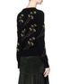 Back View - Click To Enlarge - CO - Floral beaded wool-cashmere sweater