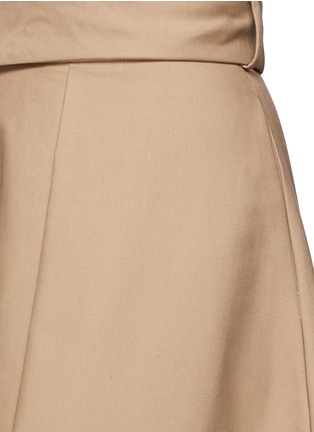 Detail View - Click To Enlarge - CO - Belted high waist A-line midi skirt