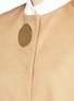 Detail View - Click To Enlarge - CO - Metal brooch virgin wool melton cape