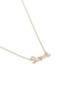 Figure View - Click To Enlarge - SYDNEY EVAN - 'Love' diamond 14k yellow gold small script charm necklace