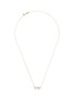 Main View - Click To Enlarge - SYDNEY EVAN - 'Double Heart' diamond 14k gold medium charm necklace