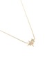 Figure View - Click To Enlarge - SYDNEY EVAN - 'Double Starburst' diamond 14k yellow gold charm necklace