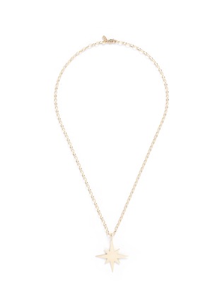 Main View - Click To Enlarge - SYDNEY EVAN - 'Pure Starburst' 14k yellow gold necklace